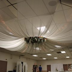 Ceiling Decor With Flowers