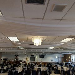Completed Venue Ceiling Treatments